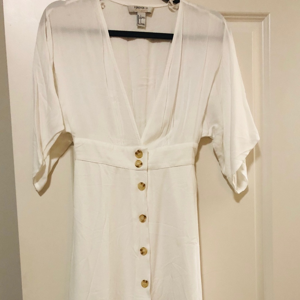 Boho white dress
